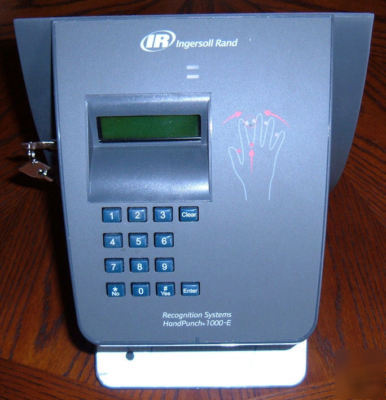 Recognition systems handpunch 1000-e time clock