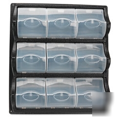 Safco ninebin panel storage bins