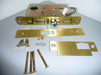 Vingcard classic - brass hotel door lock w/o deadbolt