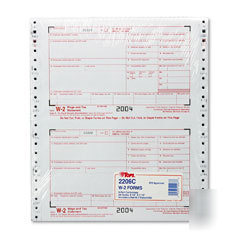 Tops 2206C w-2 tax forms for dot matrix printers/typewr