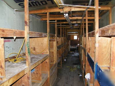 Used 48 ft tool van with electrical and shelving 
