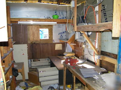 Used 48 ft tool van with electrical and shelving 