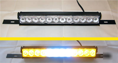 12 led windscreen dashboard hi power strobe light