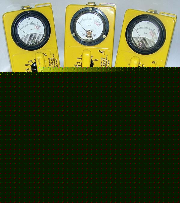 3 cdv-715-1B geiger counter radiation survey meter