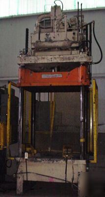 Clearing 50 ton down acting four 4 post hydraulic press