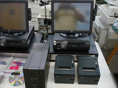 Elo point of sale system (three station)