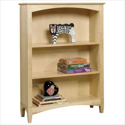 Essex small bookcase finish: maple rosewood
