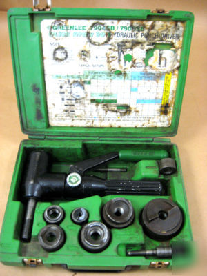 Greenlee quick draw 7904-sb hydraulic punch kit