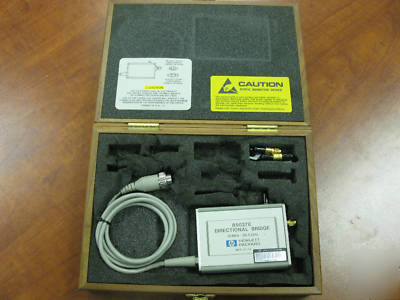 Hp 8757E 26.5 ghz scalar network analyzer with detector