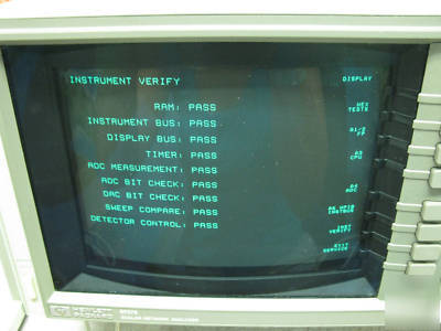 Hp 8757E 26.5 ghz scalar network analyzer with detector