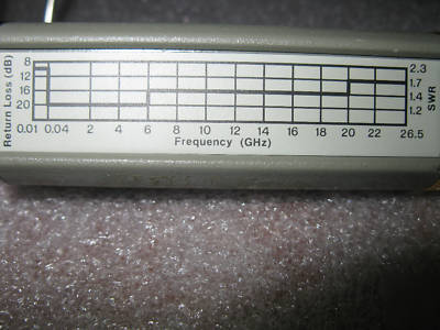 Hp 8757E 26.5 ghz scalar network analyzer with detector