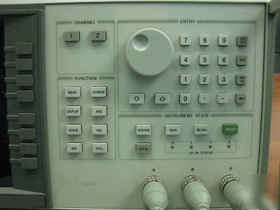 Hp 8757E 26.5 ghz scalar network analyzer with detector