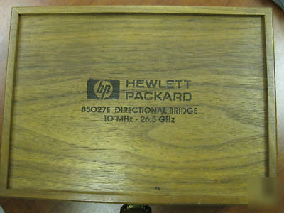 Hp 8757E 26.5 ghz scalar network analyzer with detector