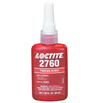 Loctite threadlocker 2760 high strength, 50 ml bottle