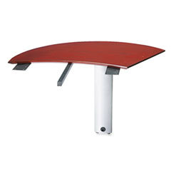 Mayline napoli curved right extension for desk