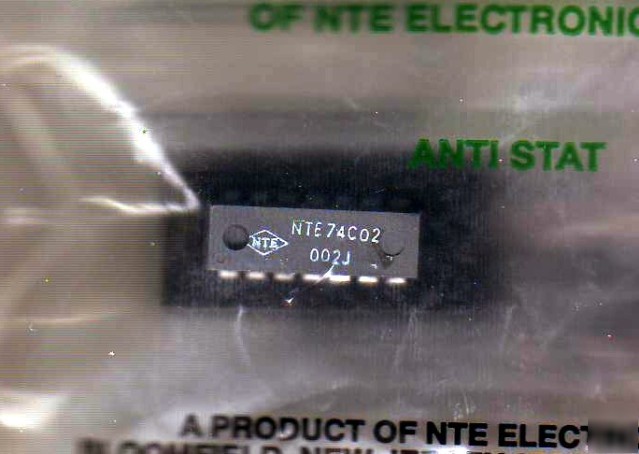 New NTE74C02 ic-cmos ttl qd 2-inp positive nor gate 