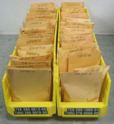 New huge tektronix small parts lot old stock? vintage 