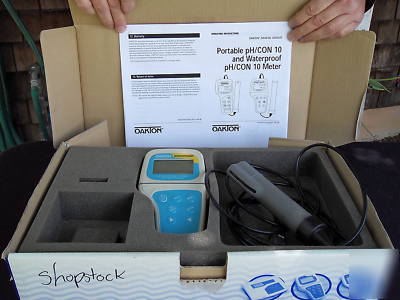 Oakton ph 10 meter conductivity temperature portable