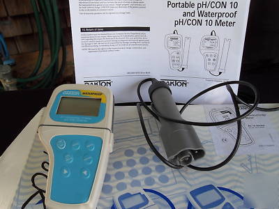 Oakton ph 10 meter conductivity temperature portable
