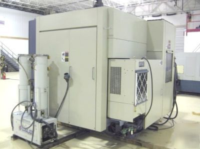 Okk HM40 cnc horizontal machining center mill, nice hmc