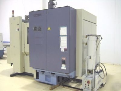 Okk HM40 cnc horizontal machining center mill, nice hmc