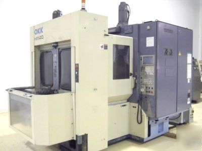 Okk HM40 cnc horizontal machining center mill, nice hmc