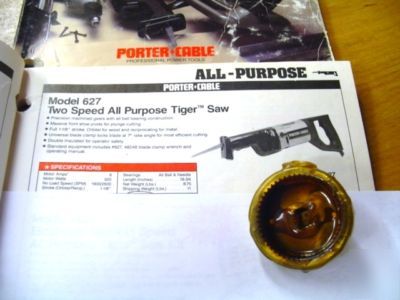 Porter cable / delta gear - 2 speed tiger saw 627 nos