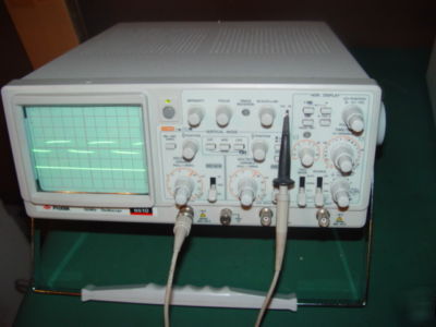 Protek 6510 100MHZ dual channel oscilloscope w/probe
