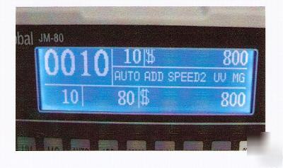 Ribao jm-80 bank quality currency counter bill counter