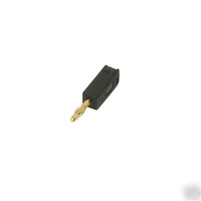 Single pole 2MM stackable test plug yellow x 1
