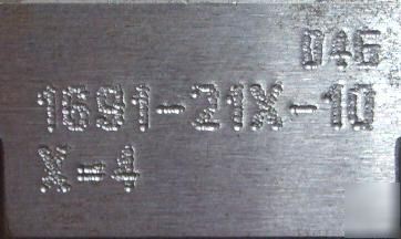 Star linear guide bearing 1691-21X-10 and rail 6.75