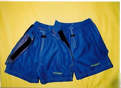 Utility patent for sit-upon shorts for sale