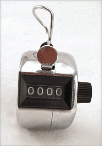 12 x silver hand tally counter have the lynx effect