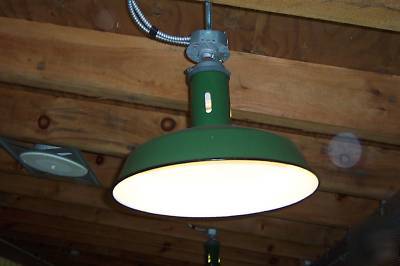 Antique pendant industrial porcelain light fixtures