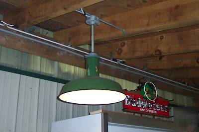 Antique pendant industrial porcelain light fixtures