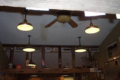 Antique pendant industrial porcelain light fixtures