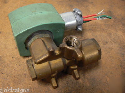 Asco red hat 8345G1 solenoid valve 3-way 1/4