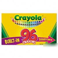Binney & smith classic color pack crayons, wax, 96 c...