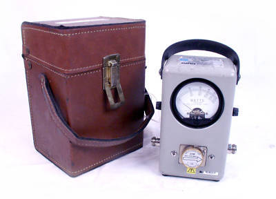 Bird model 43 general purpose wattmeter w/ 1 slug