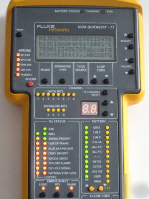 Fluke 635A quickbert t-1/DS1 test set
