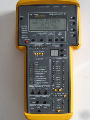 Fluke 635A quickbert t-1/DS1 test set
