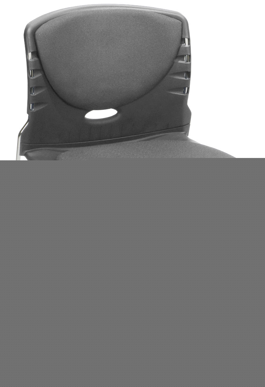 Gray fabric guest reception visitor stack office chair