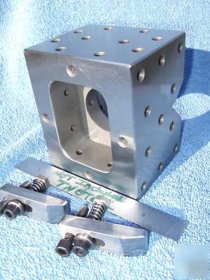 Grind cube toolmaker machinist vintage xlnt tapped clmp