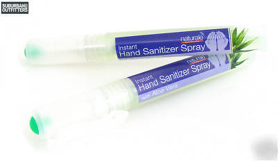 Instant hand sanitizer defense spray with aloe vera