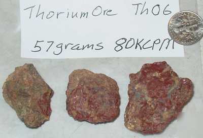 Thorium uranium thorite uraninite mineral ore colorado
