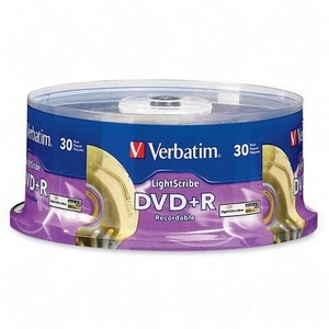 Verbatim 95091 -30PK dvd+r 16X 4.7GB 