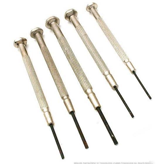 Precision slotted screwdriver set 5PCS