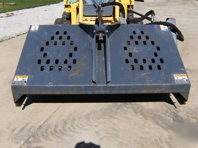 Skid steer ffc autorake rockhound landscape rake 