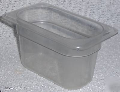 3 cambro container gn 1/9 x 4