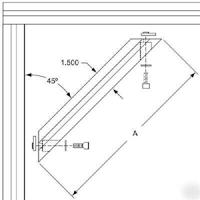 8020 t slot aluminum 45 degree support 15 s 2578 n